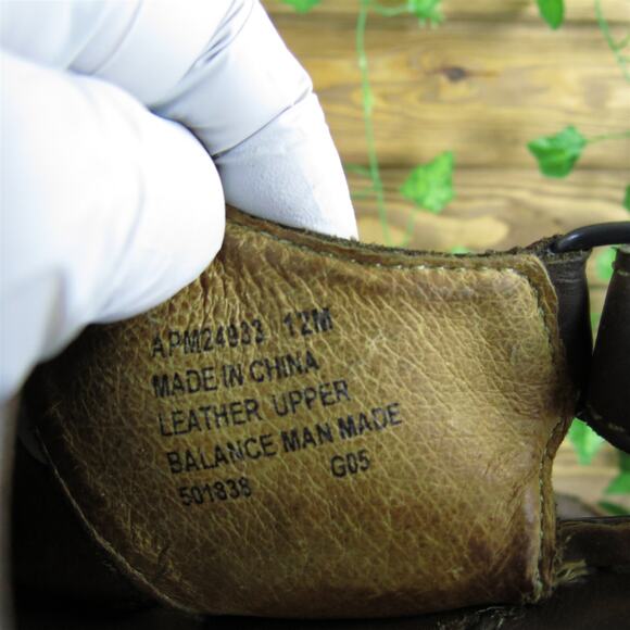 Rockport Men's Fisherman Brown Leather Size 12 Medium Used 2025 - Picture 5 of 7